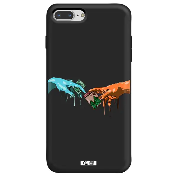 Pass The Weed Apple iPhone 8 plus Silicone black Case