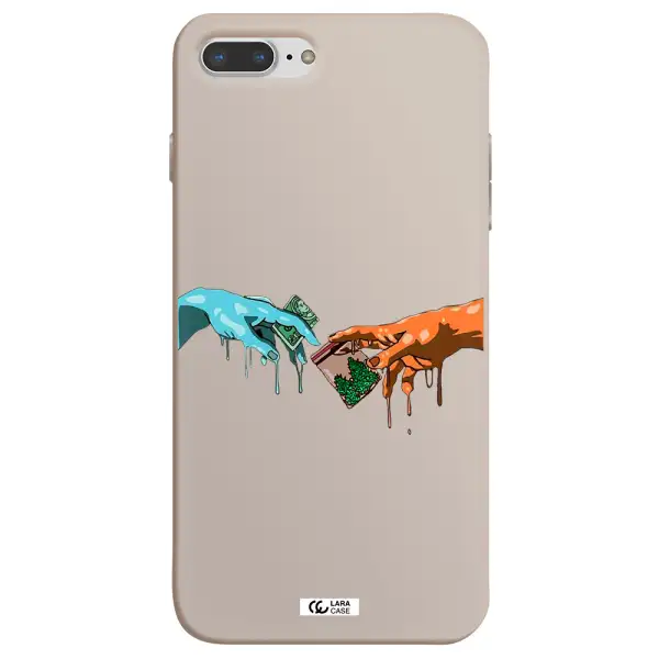 Pass The Weed Apple iPhone 8 plus Silicone Stone Case