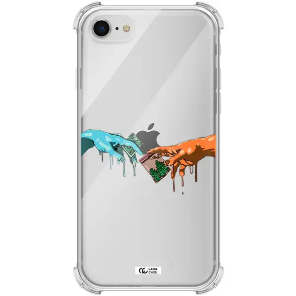 Pass The Weed Apple iPhone se 2020 Clear PC Case