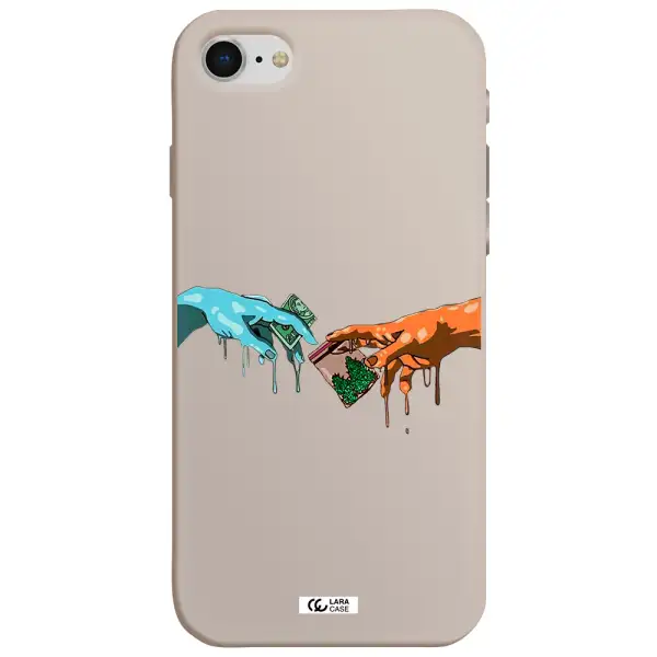 Pass The Weed Apple iPhone se 2020 Silicone Stone Case