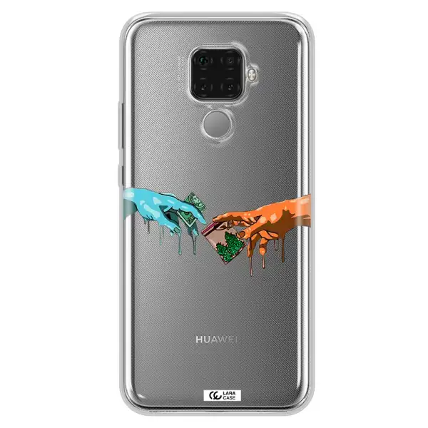 Pass The Weed Huawei Mate 30 Lite Clear TPU Case