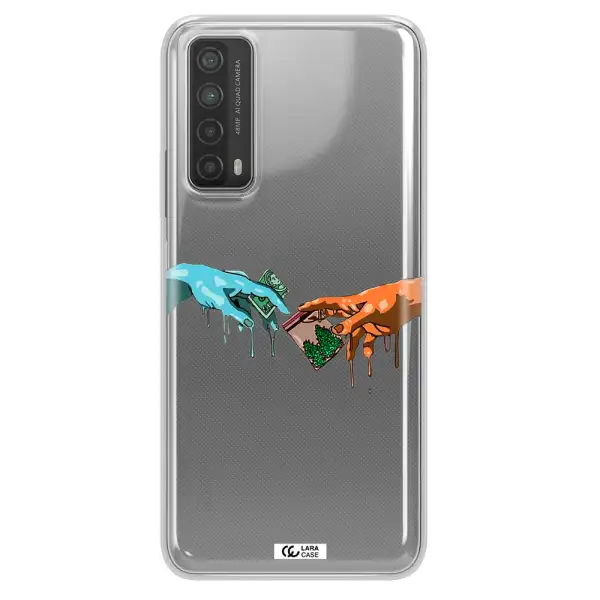 Pass The Weed Huawei P Smart 2021 Clear TPU Case