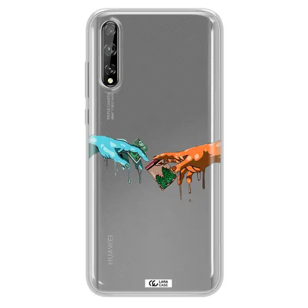 Pass The Weed Huawei P Smart S Clear TPU Case