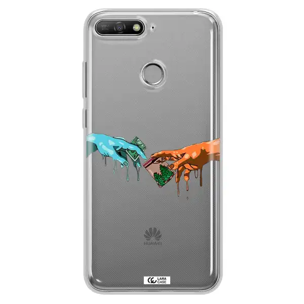 Pass The Weed Huawei Y6 Prime 2018 Clear TPU Case