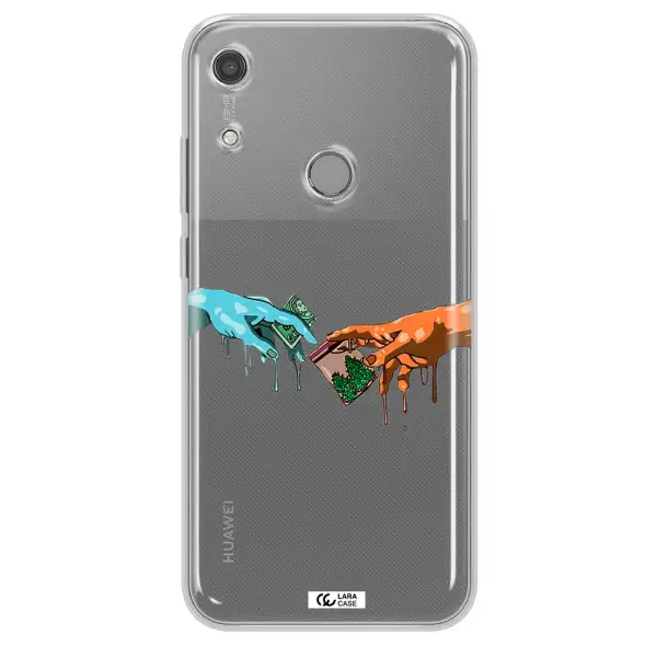 Pass The Weed Huawei Y6S Clear TPU Case