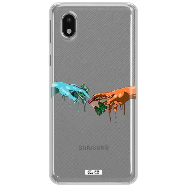 Pass The Weed Samsung A01 Core Clear Tpu Case