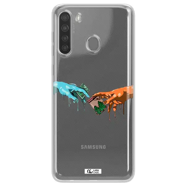 Pass The Weed Samsung A21 Clear TPU Case