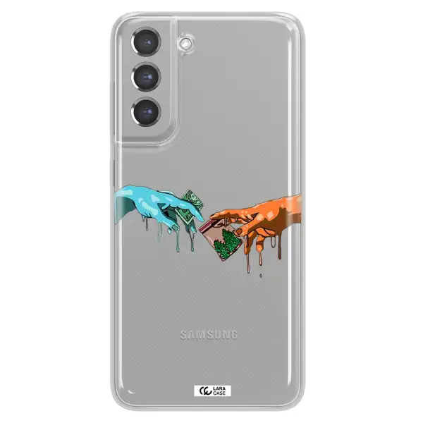 Pass The Weed Samsung A21 Fe Clear TPU Case