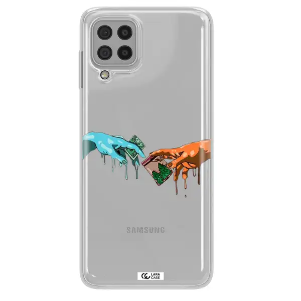 Pass The Weed Samsung A22 4g Clear TPU Case