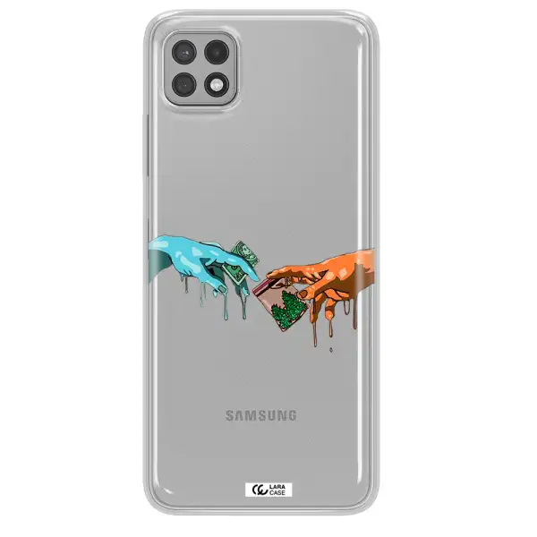 Pass The Weed Samsung A22 5g Clear TPU Case