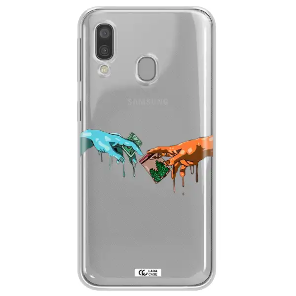 Pass The Weed Samsung A40 Clear TPU Case
