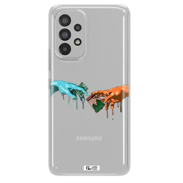 Pass The Weed Samsung A73 Clear TPU Case