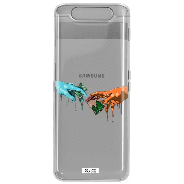 Pass The Weed Samsung A80 Clear TPU Case