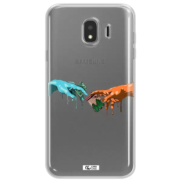 Pass The Weed Samsung J4 Clear TPU Case