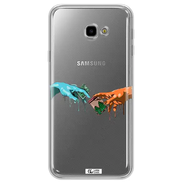 Pass The Weed Samsung J4 Plus Clear TPU Case