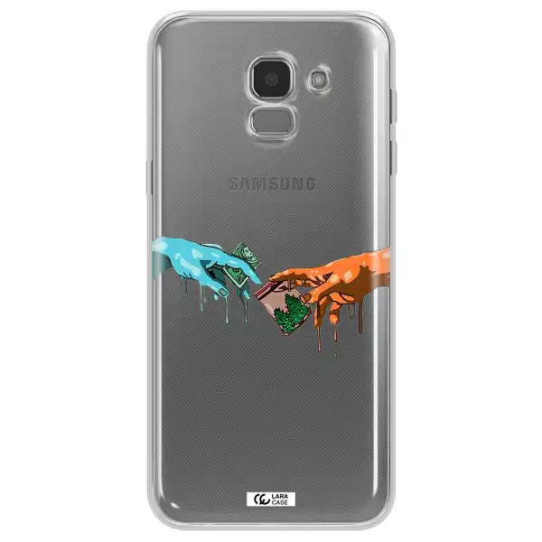 Pass The Weed Samsung J6 Clear TPU Case