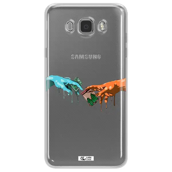Pass The Weed Samsung J7 2016 Clear TPU Case