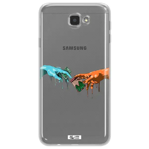 Pass The Weed Samsung J7 Prim Clear TPU Case