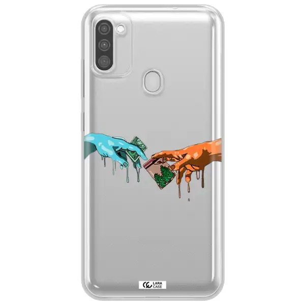 Pass The Weed Samsung M11 Clear TPU Case