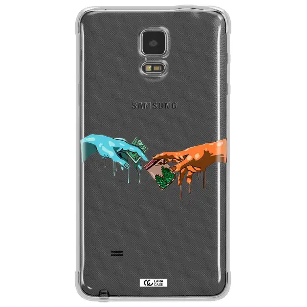 Pass The Weed Samsung Note 4 Clear TPU Case