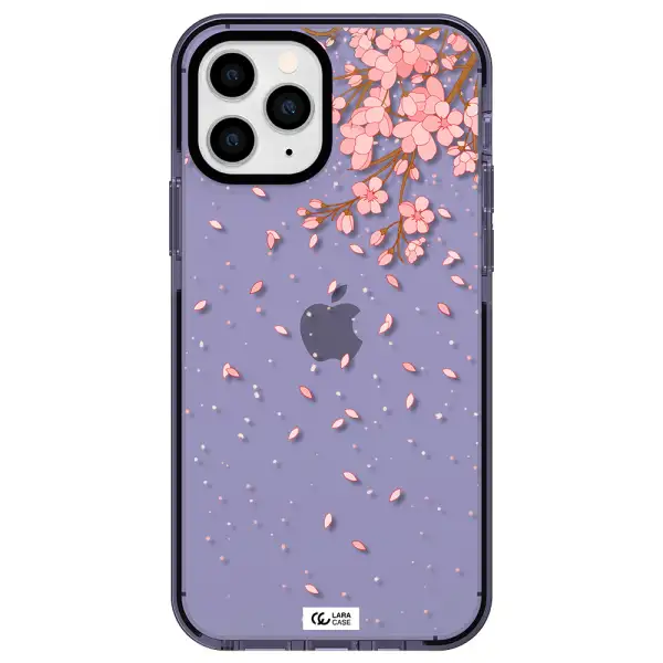 Sakura Fall Apple iPhone 11 pro max impact Lilac Case