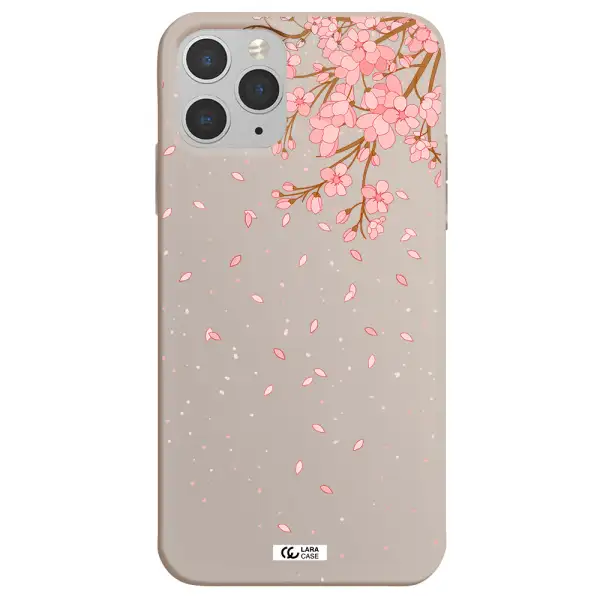 Sakura Fall Apple iPhone 11 pro Silicone Stone Case