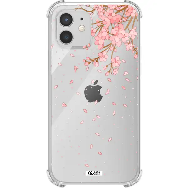 Sakura Fall Apple iPhone 12 Clear PC Case
