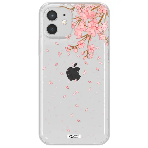 Sakura Fall Apple iPhone 12 mini Clear TPU Case