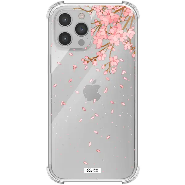 Sakura Fall Apple iPhone 12 pro max Clear PC Case