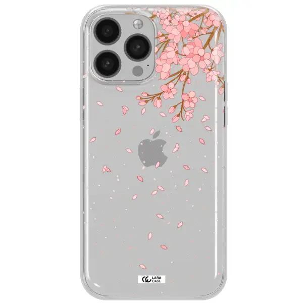 Sakura Fall Apple iPhone 13 Pro Max Clear TPU Case