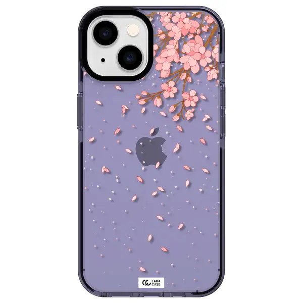 Sakura Fall Apple iPhone 14 impact Lilac Case