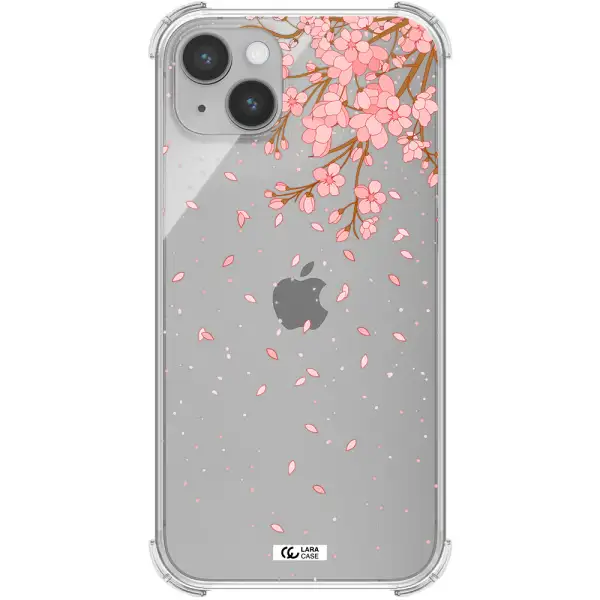 Sakura Fall Apple iPhone 14 plus Clear PC Case
