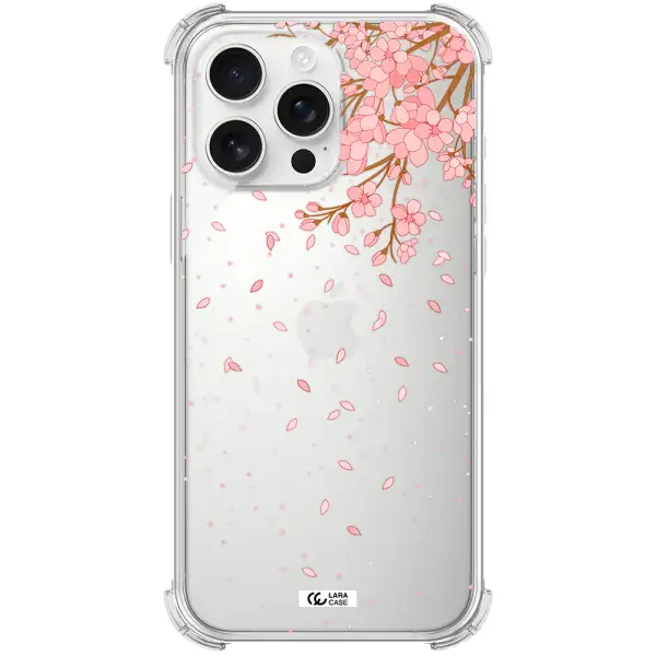 Sakura Fall Apple Iphone 16 Pro Max Clear Pc Case