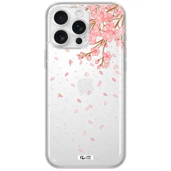 Sakura Fall Apple Iphone 16 Pro Max Clear Tpu Case