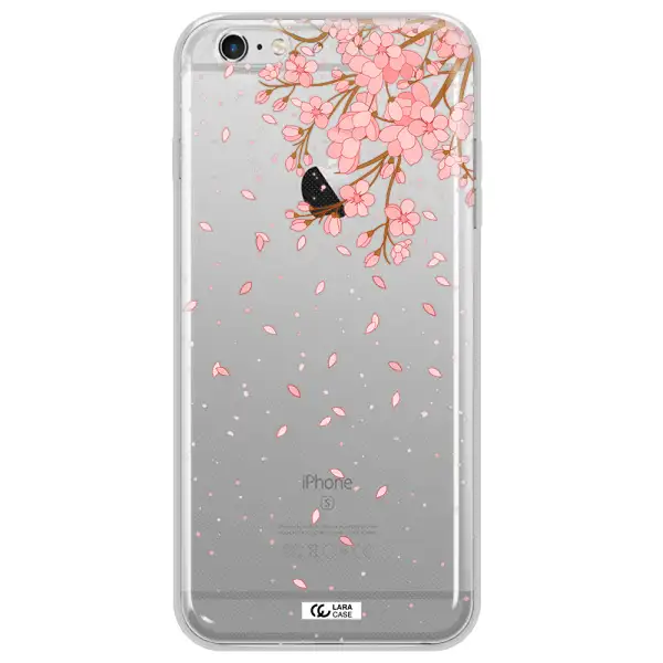 Sakura Fall Apple iPhone 6 s plus Clear TPU Case
