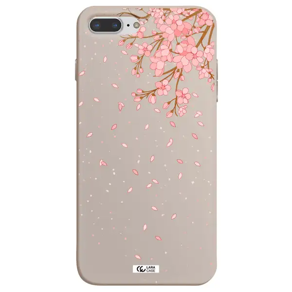 Sakura Fall Apple iPhone 7 plus Silicone Stone Case