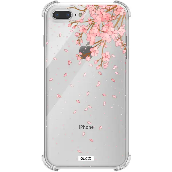 Sakura Fall Apple iPhone 8 plus Clear PC Case