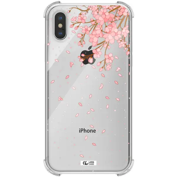 Sakura Fall Apple iPhone X Clear PC Case