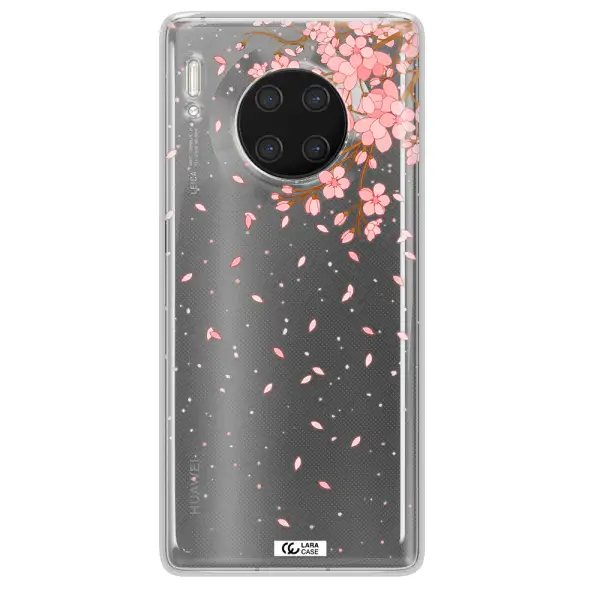 Sakura Fall Huawei Mate 30 Pro Clear TPU Case