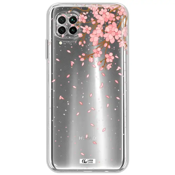 Sakura Fall Huawei Nova 7I Clear Tpu Case