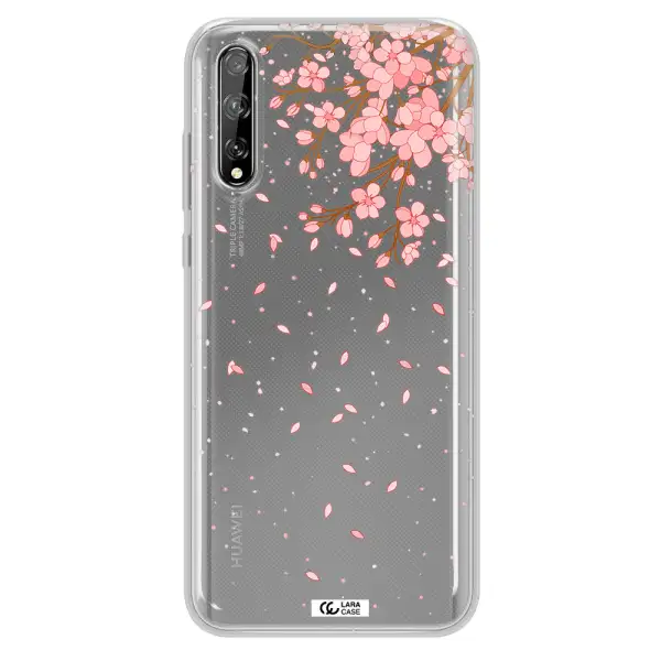 Sakura Fall Huawei P Smart S Clear TPU Case