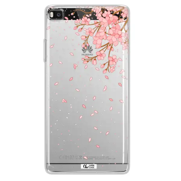 Sakura Fall Huawei P8 Clear TPU Case