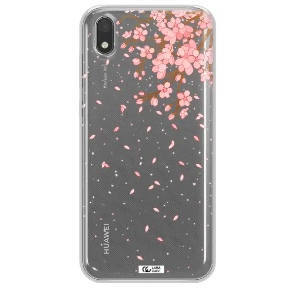 Sakura Fall Huawei Y5 2019 Clear TPU Case