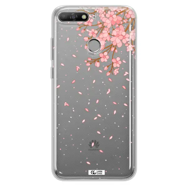 Sakura Fall Huawei Y6 Prime 2018 Clear TPU Case