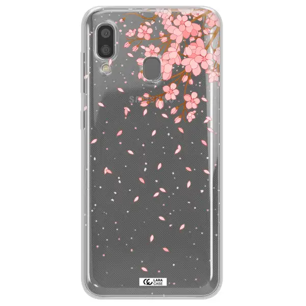 Sakura Fall Samsung A20 Clear TPU Case