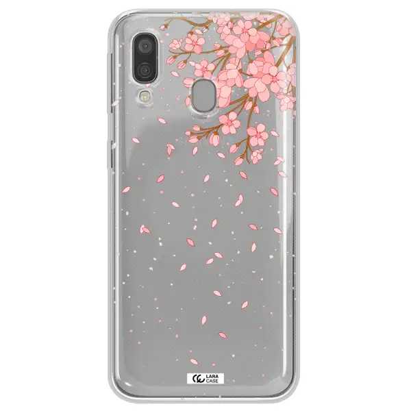 Sakura Fall Samsung A40 Clear TPU Case