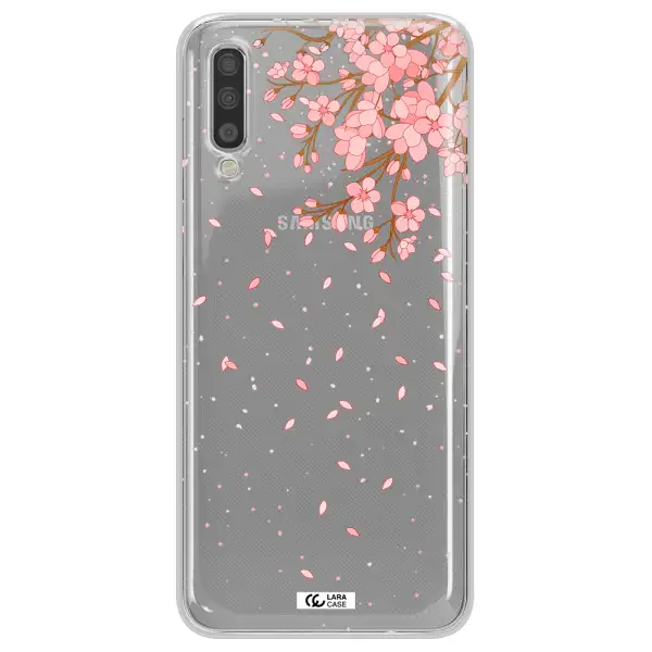 Sakura Fall Samsung A70S Clear Tpu Case