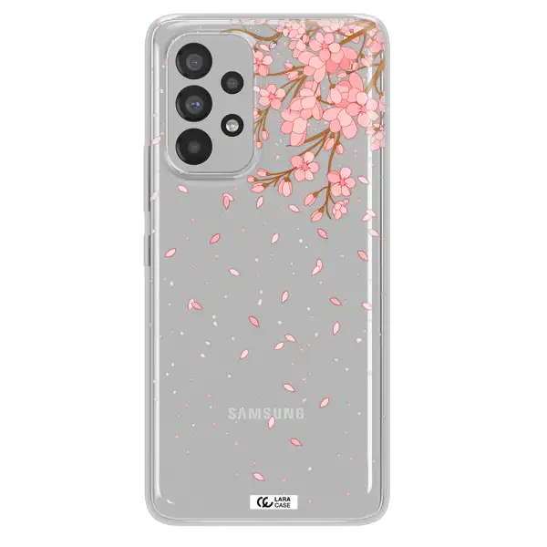 Sakura Fall Samsung A73 Clear TPU Case