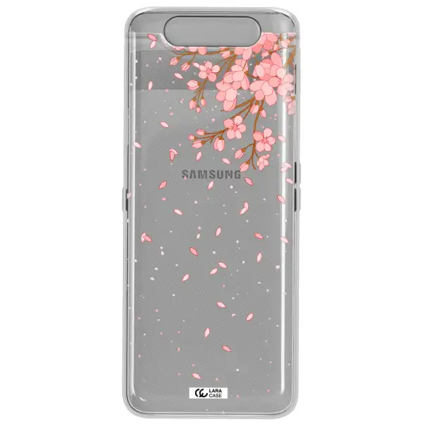 Sakura Fall Samsung A80 Clear TPU Case