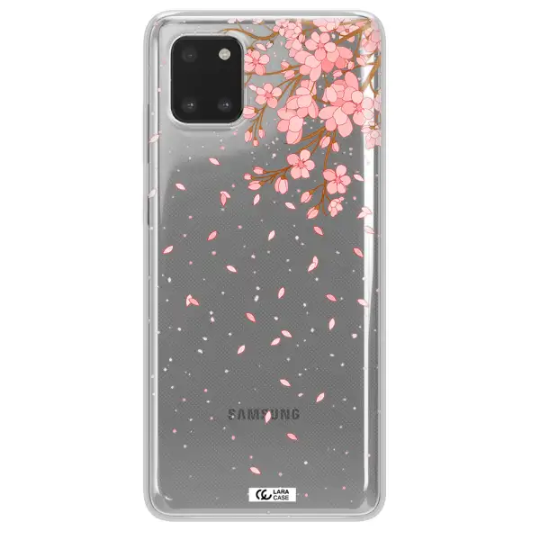 Sakura Fall Samsung A81 Clear TPU Case